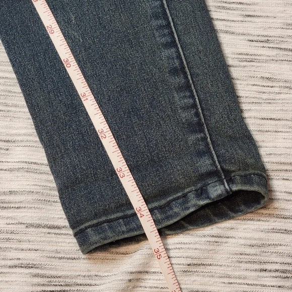 FREE PEOPLE Women's Dark Wash Low Rise Skinny Jeans 25 - Picture 12 of 14